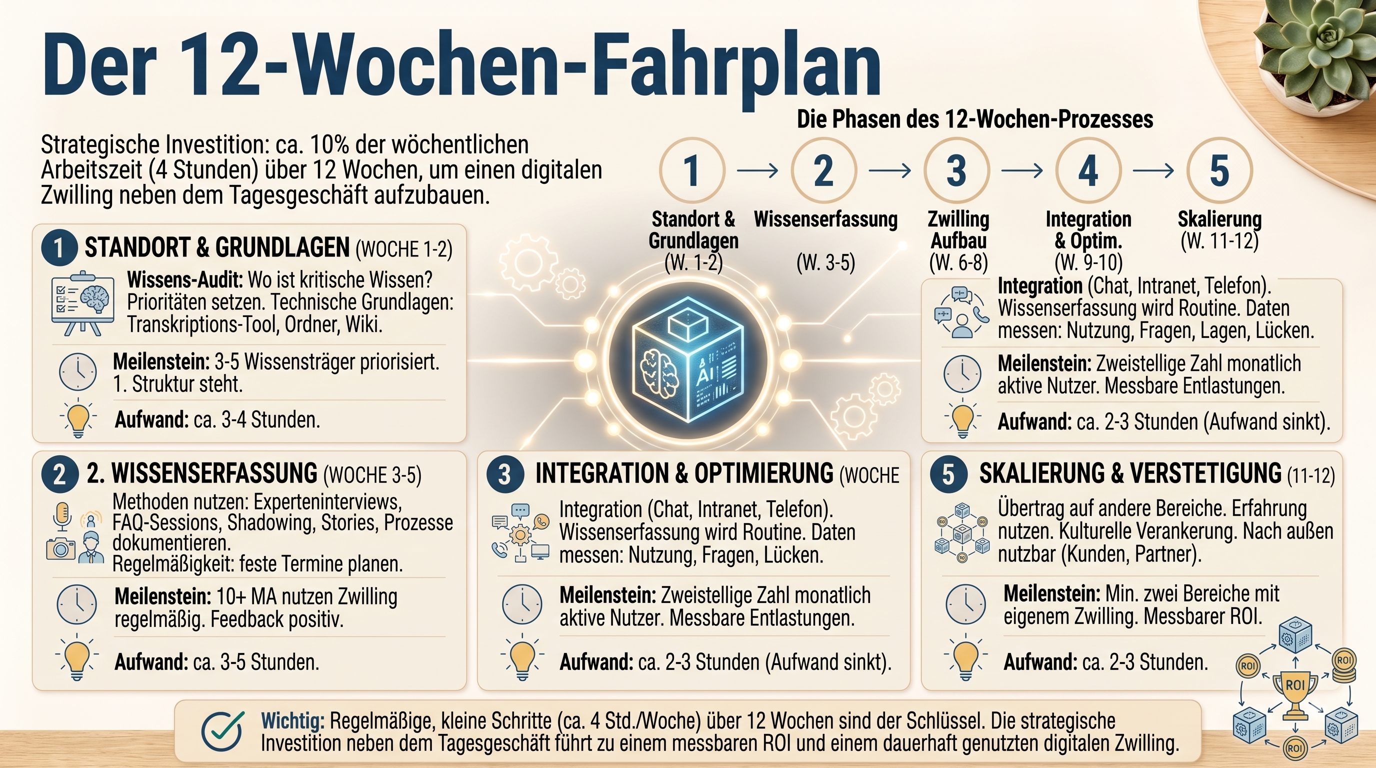 Der 12-Wochen-Fahrplan